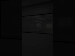 Tempered Smart PDLC Film Switchable Privacy Glas Energized Atomized